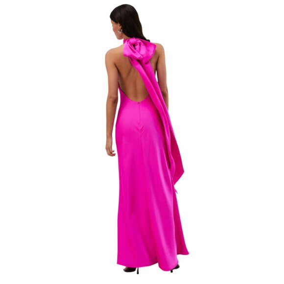 Evianna Satin Gown MISHA | Size Large (US 8-10) - Picture 10 of 13